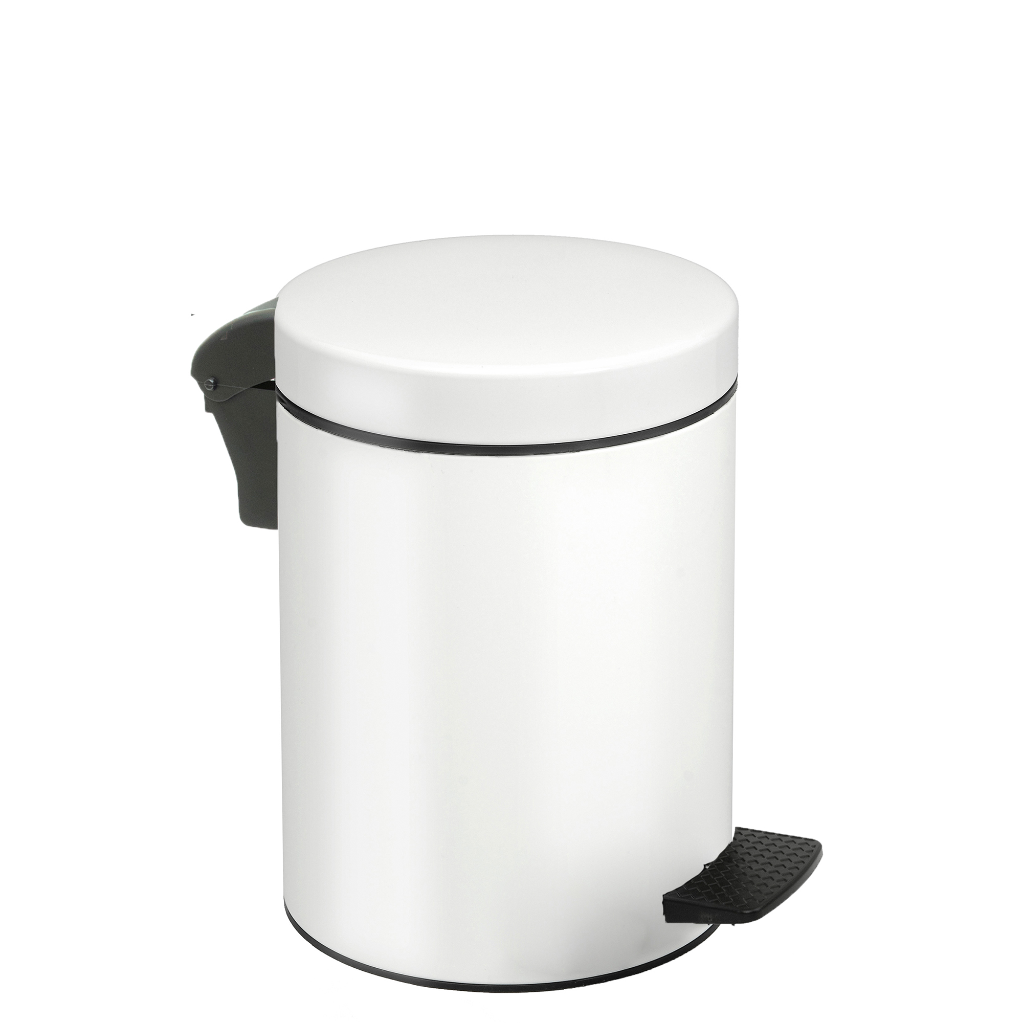 Καλάθι Απορριμμάτων 8lt Inox Pam & Co 23x32εκ. 08-500-033 (Χρώμα: Λευκό, Υλικό: Inox) - Pam & Co - 08-500-033