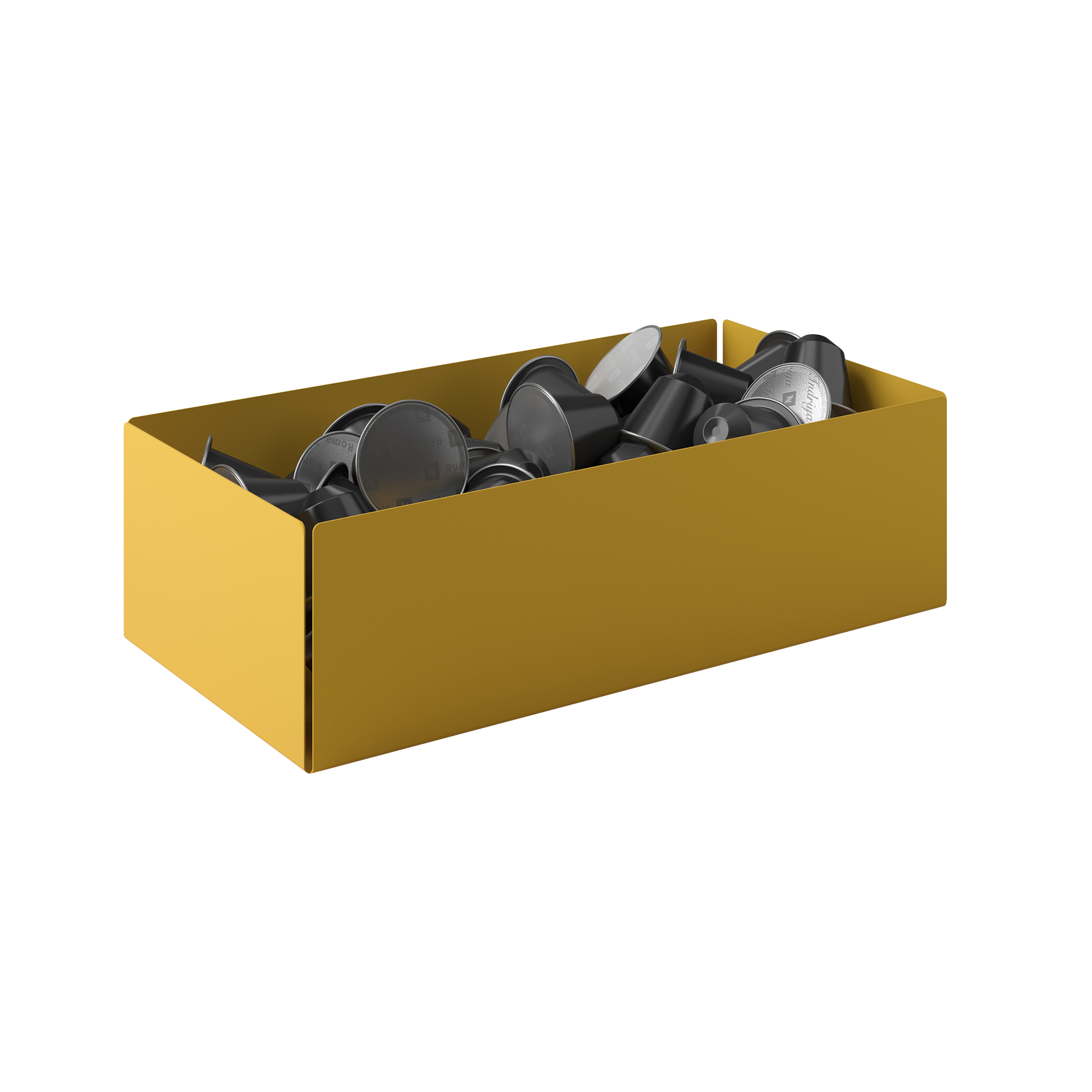Pam & Co Θήκη Για Κάψουλες Του Καφέ Ανοξείδωτη Matt Yellow 25x13x7,5εκ. Pam & Co 117-603 (Υλικό: Ανοξείδωτο, Χρώμα: Κίτρινο ) - Pam & Co - 117-603