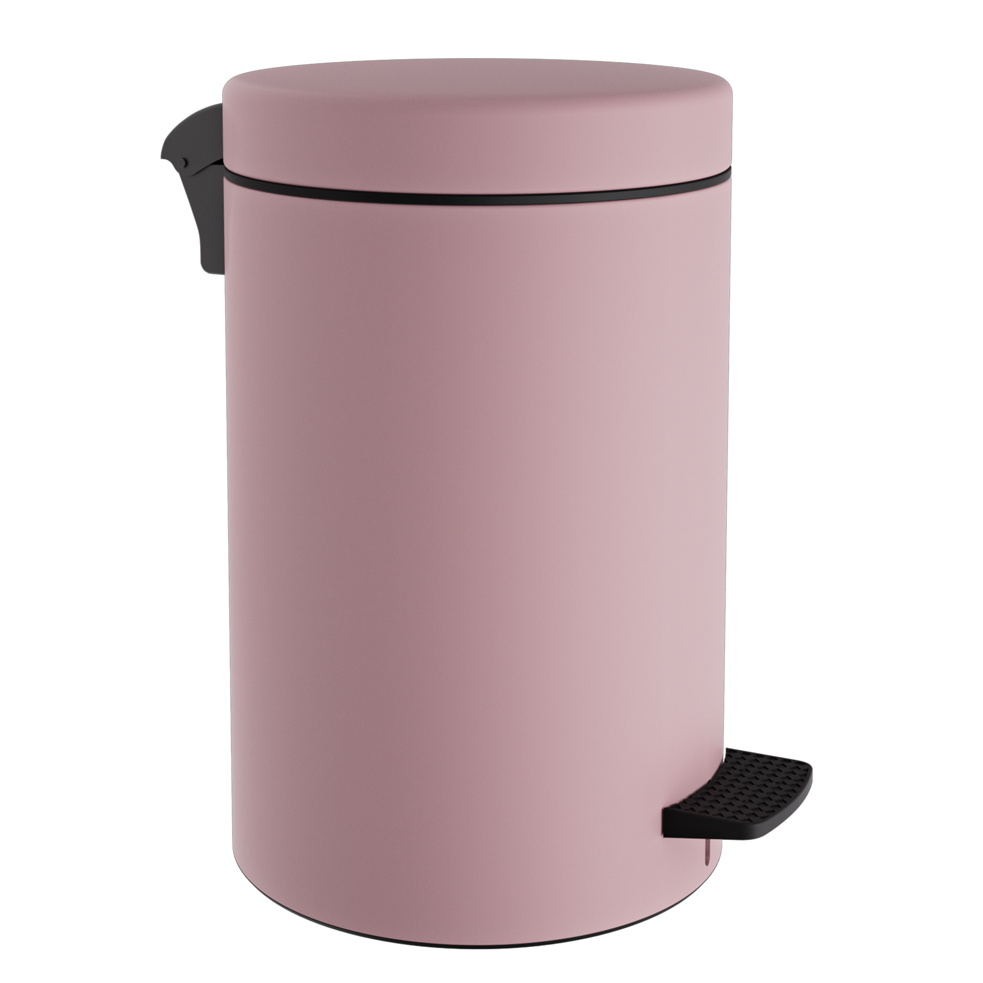 Καλάθι Απορριμμάτων 12lit Matt Pink 25x40εκ. Pam & Co 1