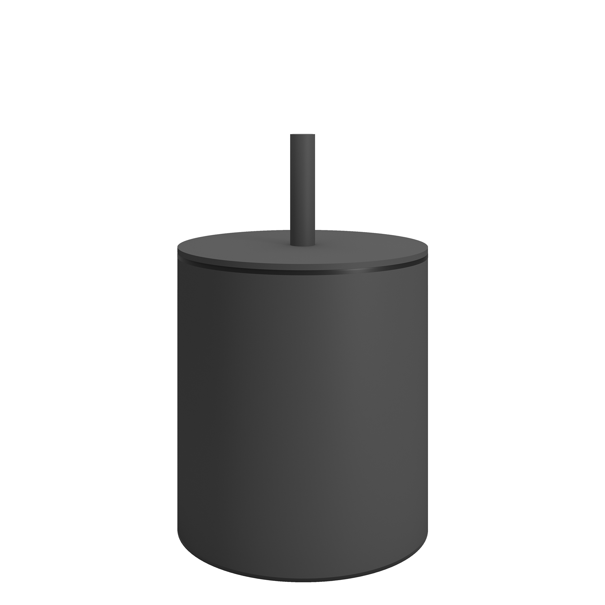 Pam & Co Καλάθι Απορριμμάτων 5lt Ανοξείδωτο Matt Anthracite Pam & Co Φ20x35εκ. 139-113 (Υλικό: Ανοξείδωτο, Χρώμα: Ανθρακί) - Pam & Co - 139-113
