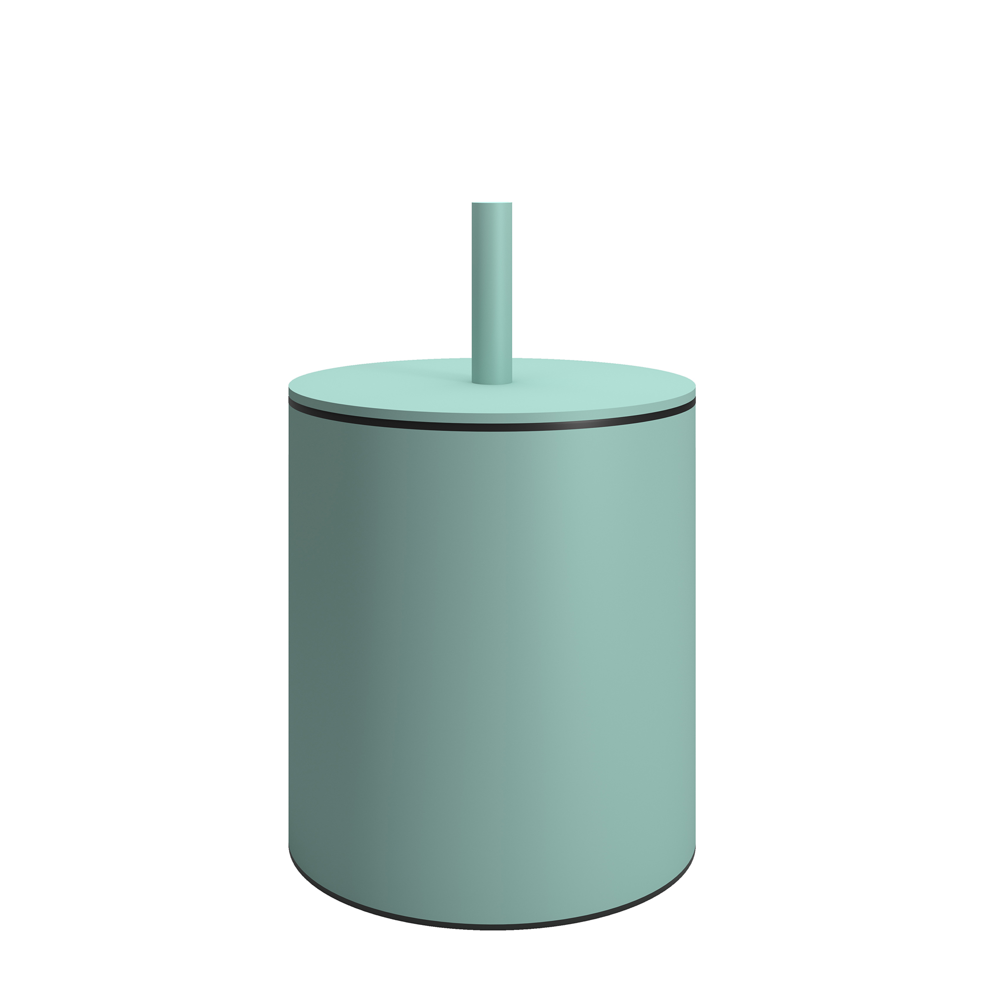 Pam & Co Καλάθι Απορριμμάτων 5lt Ανοξείδωτο Matt Turquoise Pam & Co Φ20x35εκ. 139-913 (Υλικό: Ανοξείδωτο, Χρώμα: Τυρκουάζ) - Pam & Co - 139-913