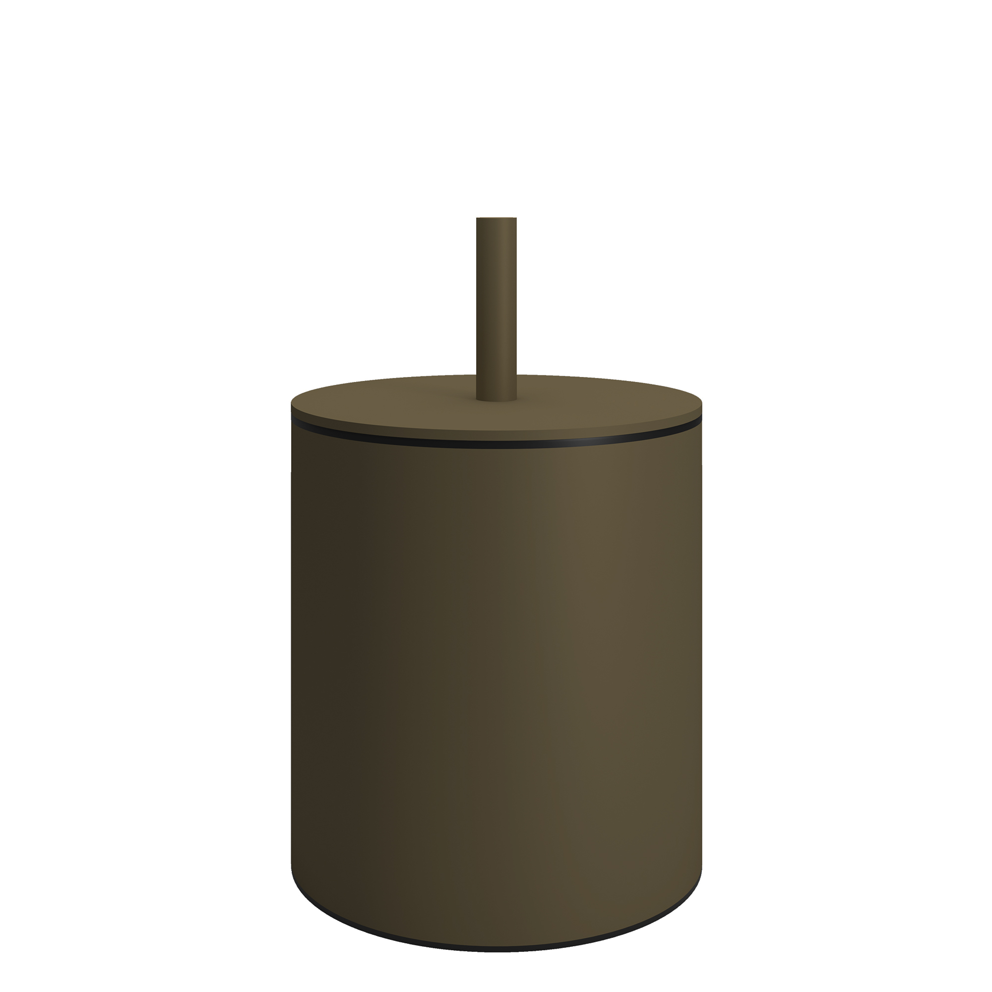 Pam & Co Καλάθι Απορριμμάτων 5lt Ανοξείδωτο Matt Light Bronze Pam & Co Φ20x35εκ. 139-963 (Υλικό: Ανοξείδωτο, Χρώμα: Μπρονζέ) - Pam & Co - 139-963