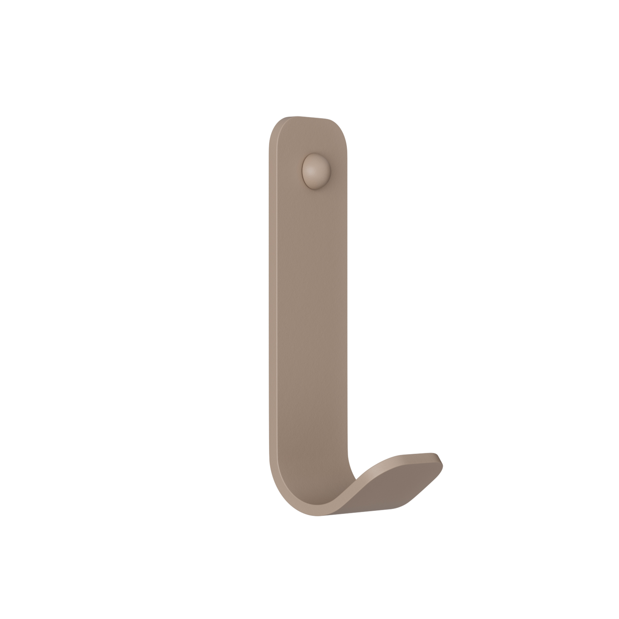 Κρεμάστρα Τοίχου Μεταλλική Matt Beige Pam & Co 5x5x13εκ. 15-103 (Υλικό: Μεταλλικό, Χρώμα: Μπεζ) - Pam & Co - 15-103