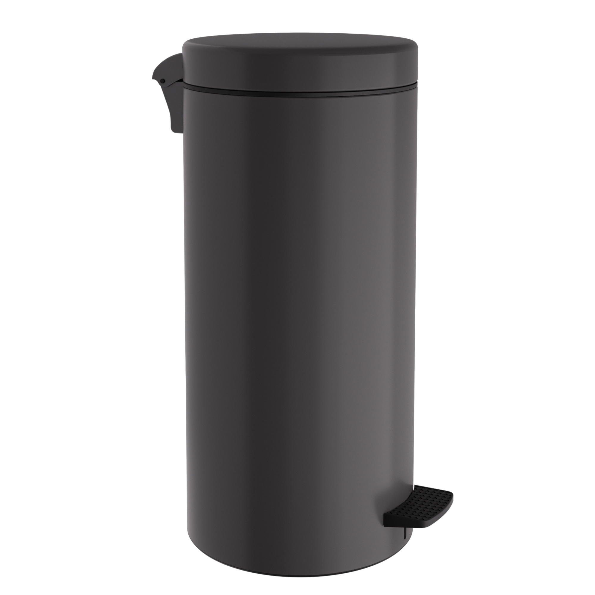 Pam & Co Καλάθι Απορριμμάτων 20lt Soft Close Ανοξείδωτο Matt Anthracite Pam & Co Φ25x55εκ. 18-310-113 (Υλικό: Ανοξείδωτο, Χρώμα: Ανθρακί) - Pam & Co - 18-310-113