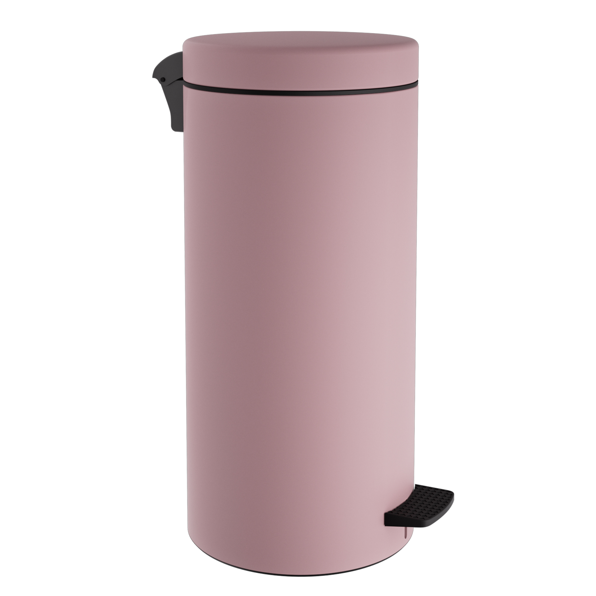 Καλάθι Απορριμμάτων 20lt Soft Close Ανοξείδωτο Matt Pink Pam & Co Φ25×55εκ. 18-310-303 (Υλικό: Ανοξείδωτο, Χρώμα: Ροζ) – Pam & Co – 18-310-303