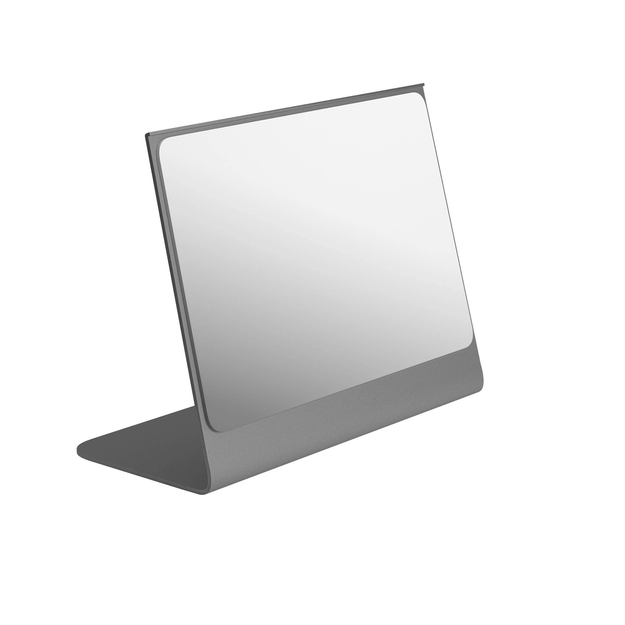 Καθρέπτης Επιτραπέζιος Ανοξείδωτος Matt Concrete Grey Pam & Co 20x10x18εκ. 2015-163 (Υλικό: Ανοξείδωτο, Χρώμα: Γκρι) - Pam & Co - 2015-163