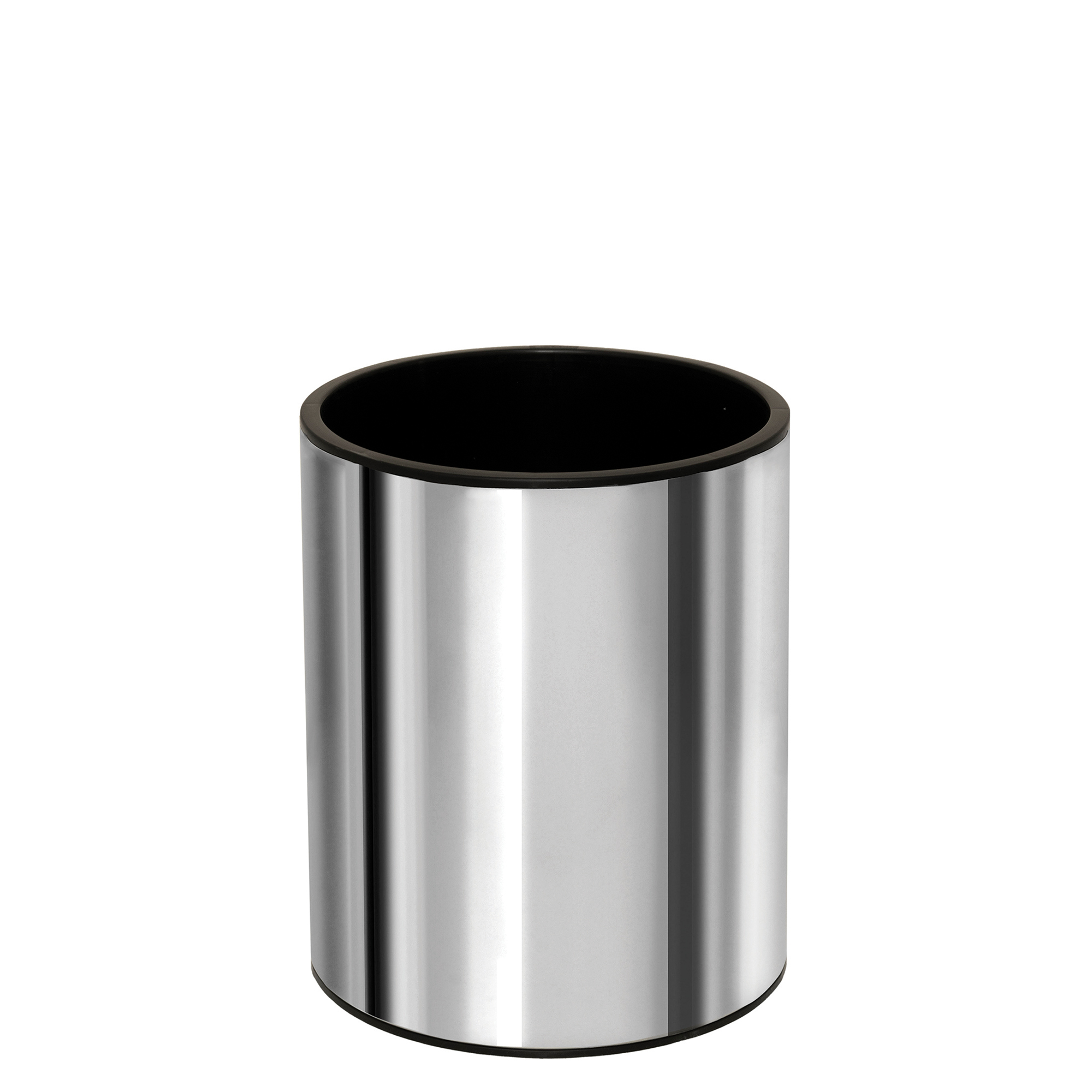 Καλάθι Απορριμμάτων 6lit Ανοιχτό Inox 20x24εκ. Pam & Co 2024-001 (Υλικό: Inox) - Pam & Co - 2024-001