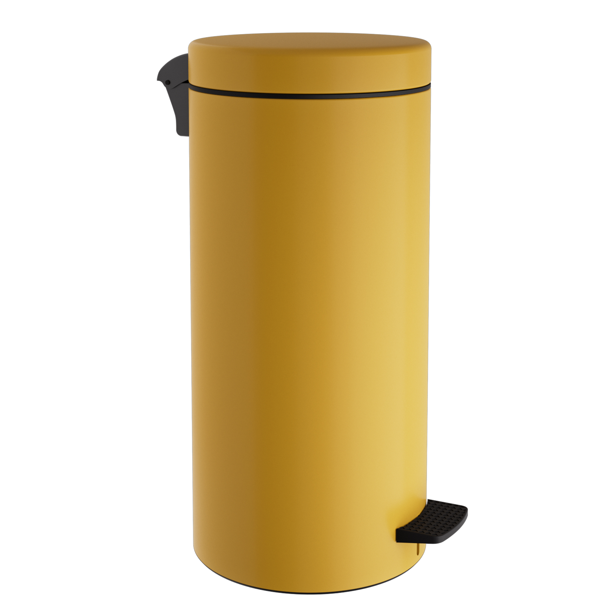 Pam & Co Καλάθι Απορριμμάτων 25lt Matt Yellow 25x55εκ. Pam & Co 2553-603 (Χρώμα: Κίτρινο , Υλικό: Χάλυβας ) - Pam & Co - 2553-603