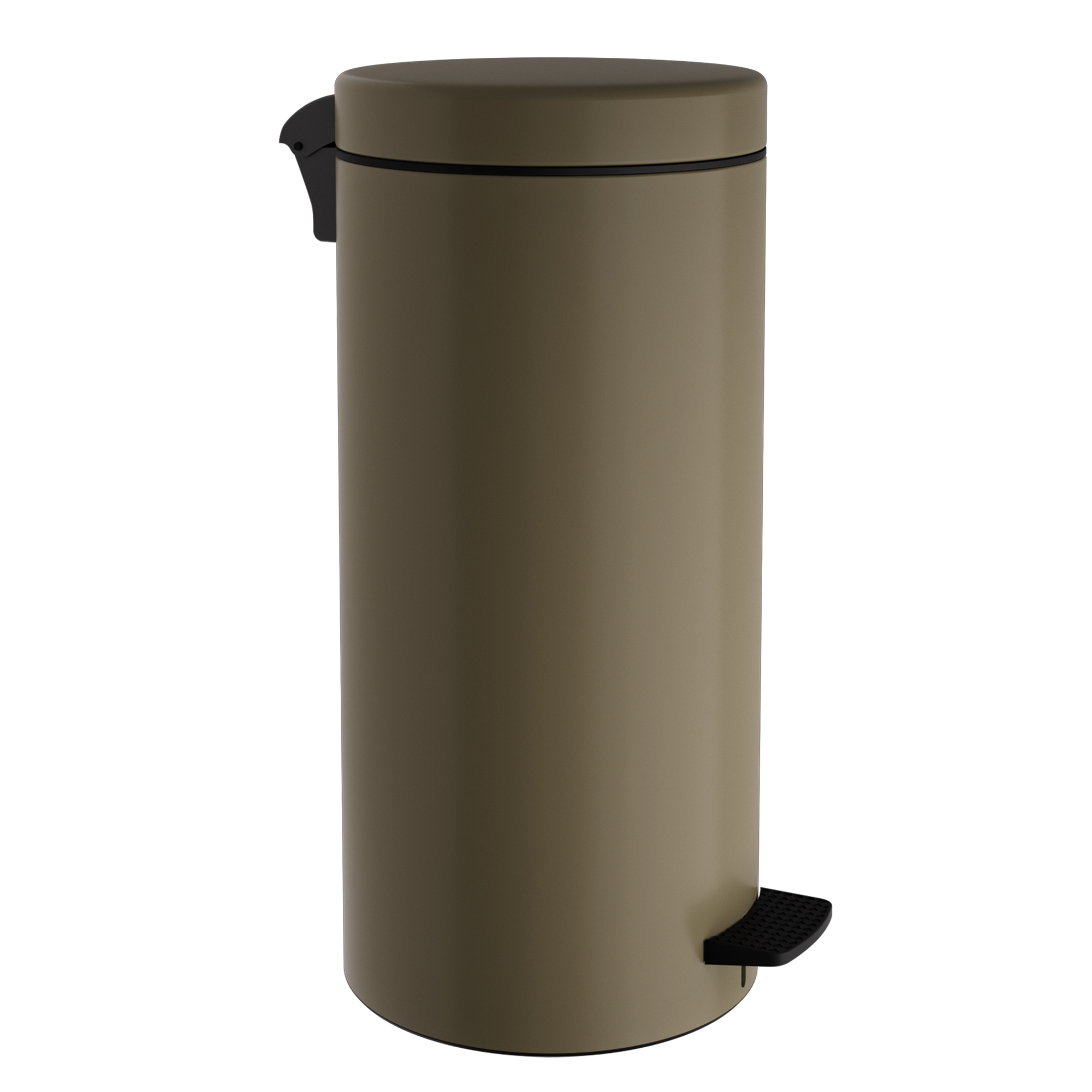 Καλάθι Απορριμμάτων 25lt Matt Light Bronze Blue 25x55εκ. Pam & Co 2553-963 (Χρώμα: Μπρονζέ, Υλικό: Χάλυβας ) - Pam & Co - 2553-963