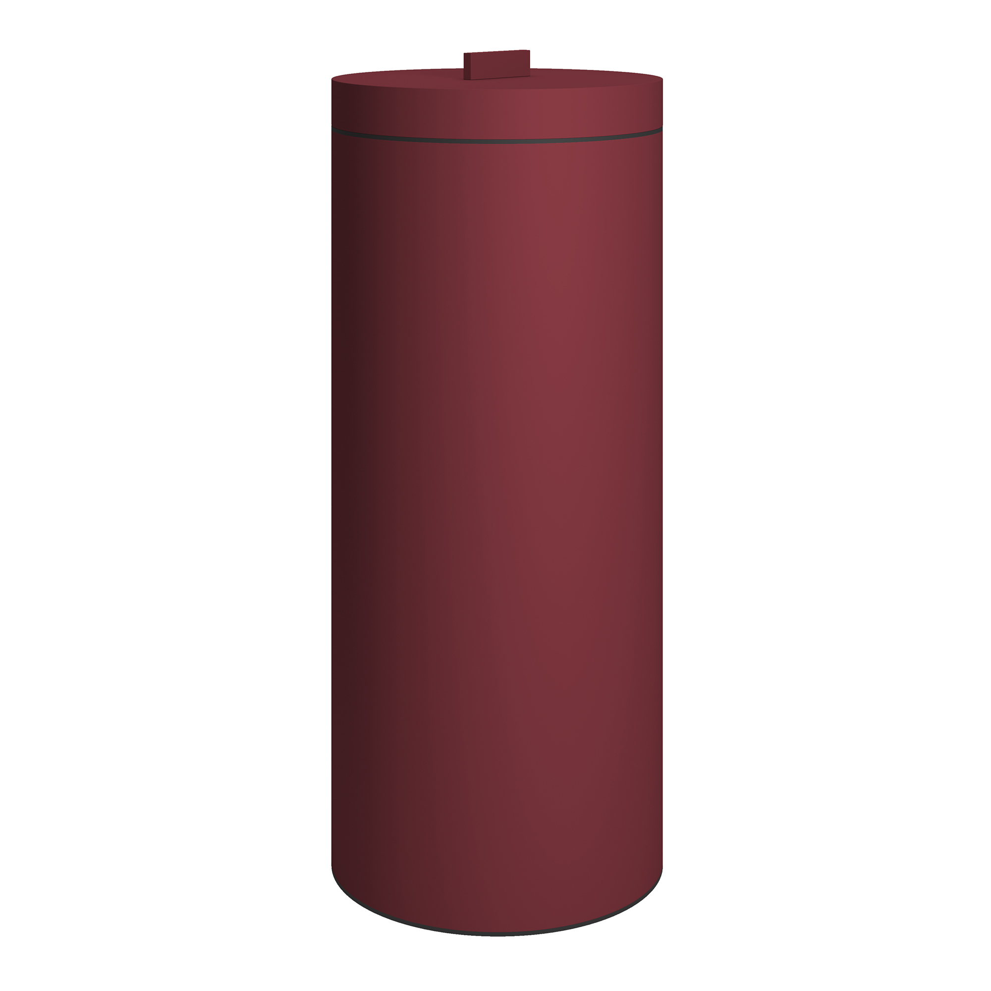 Pam & Co Καλάθι Απλύτων Ανοξείδωτο Matt Bordeaux 26x60εκ.-30ltr Pam & Co 2560-153 (Υλικό: Ανοξείδωτο, Χρώμα: Μπορντώ ) - Pam & Co - 2560-153