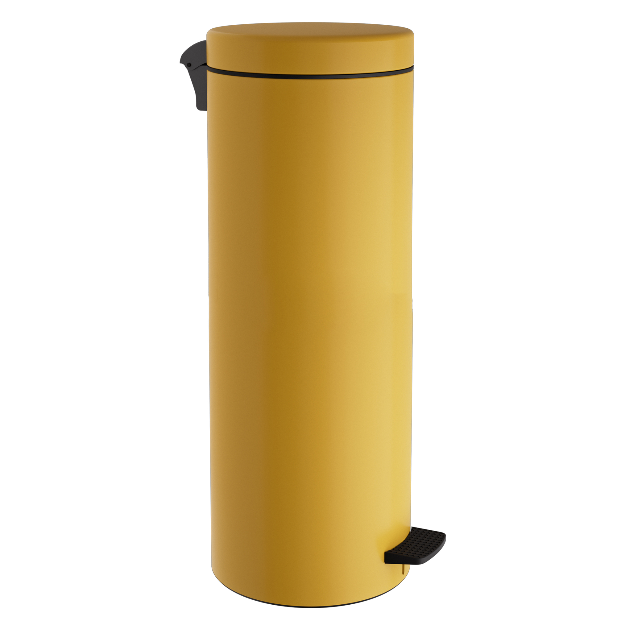 Καλάθι Απορριμμάτων 30lt Soft Close Ανοξείδωτο Matt Yellow Pam & Co Φ25×65εκ. 2565-603 (Υλικό: Ανοξείδωτο, Χρώμα: Κίτρινο ) – Pam & Co – 2565-603