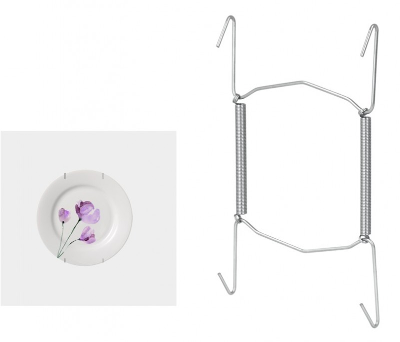 Στήριγμα Αναρτήσεως Πιάτων Τοίχου 18-26εκ. Metaltex - METALTEX - 209002