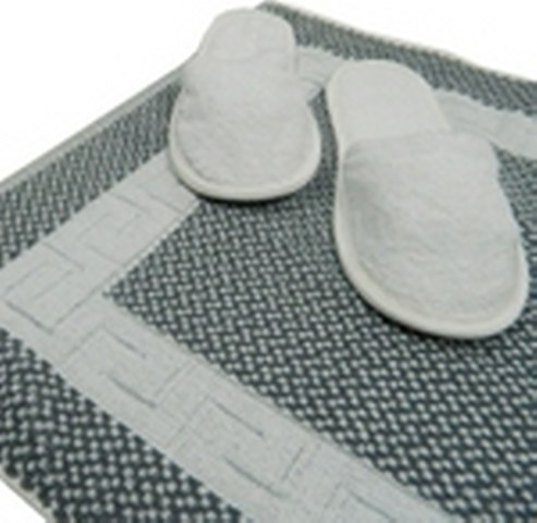 Ταπέτο Μπάνιου 50x70εκ. Μαίανδρος Greek Border (Σετ 6 Τεμάχια) (Ύφασμα: Βαμβάκι 100%) - OEM - 5201847010121