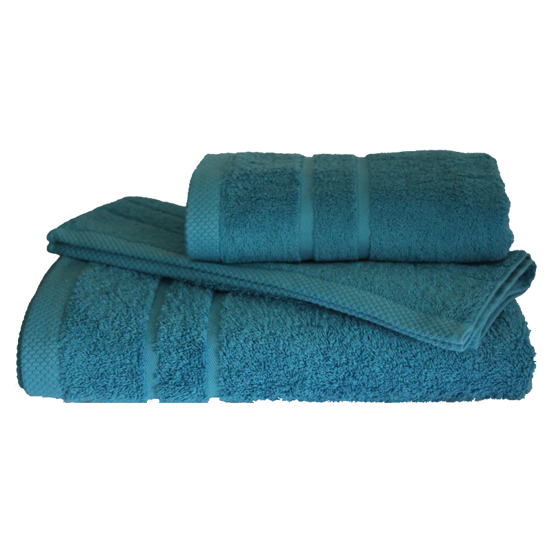 24home.gr Σετ πετσέτες 3τμχ 600gr/m2 Dora Petrol 24home (Ύφασμα: Βαμβάκι 100%, Χρώμα: Πετρόλ , Μέγεθος: Σετ) - 24home.gr - 24-dora-petrol