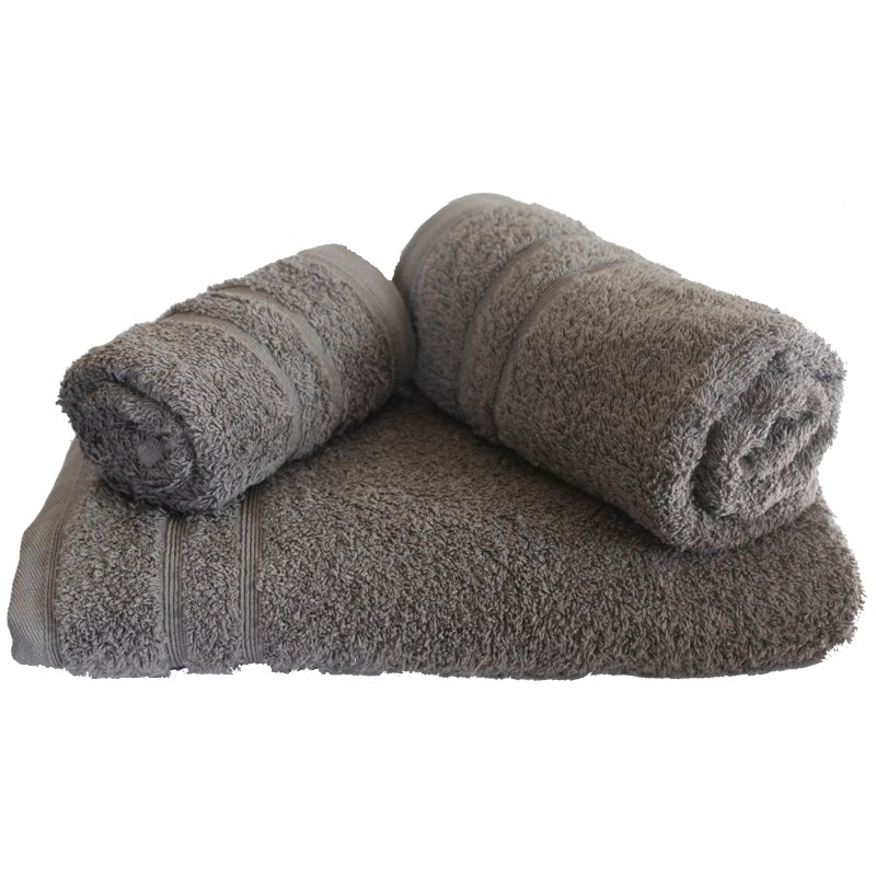 Πετσέτα Προσώπου 50x90εκ. 500gr/m2 Sena Grey 24home (Ύφασμα: Βαμβάκι 100%, Χρώμα: Γκρι) - 24home.gr - 24-sena-grey-tmx-2
