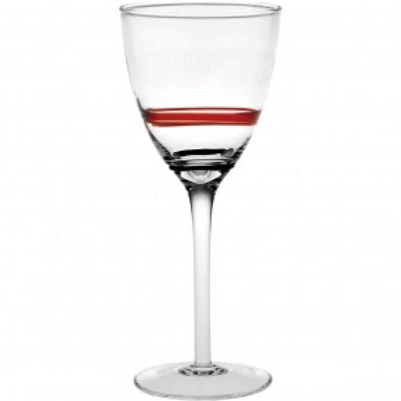 Ποτήρι Κρασιού Κρυσταλλίνης 300ml sdl1104/ww (Χρώμα: Μαύρο, Υλικό: Κρυσταλλίνη, Μέγεθος: Κολωνάτο) - OEM - 4-sdl1104/ww-1