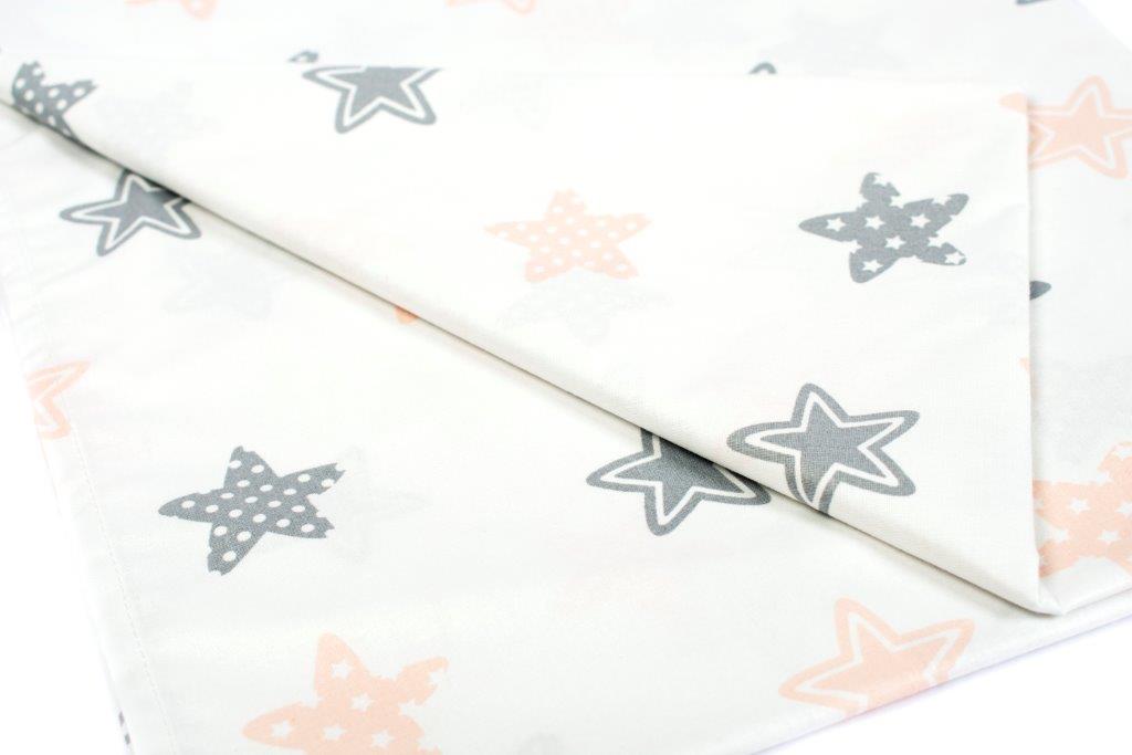 Σεντόνι Λίκνου Μεμονωμένο 80x110εκ. Star 103 Grey Dimcol. (Ύφασμα: Βαμβάκι 100%, Χρώμα: Μπλε) - DimCol - 1914413707310372