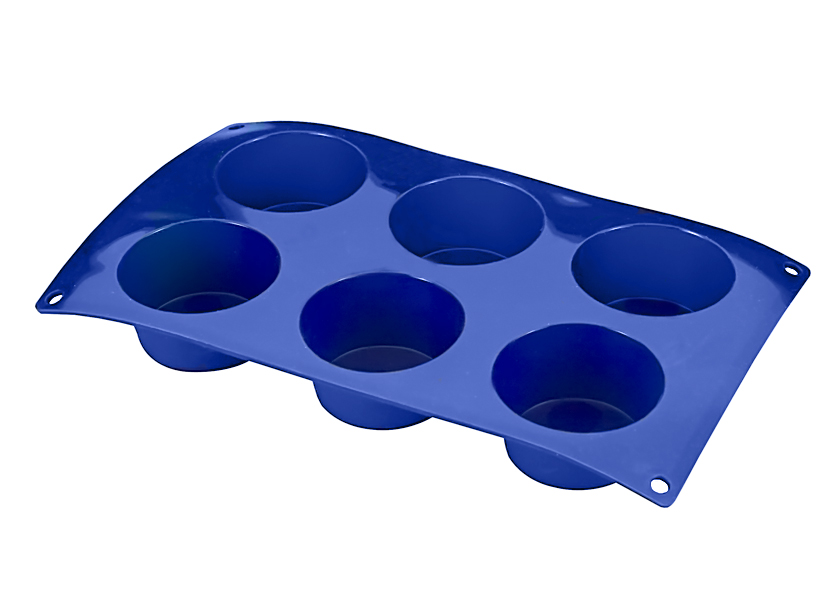 Φόρμα Σιλικόνης 6Θέσεων Muffins METALTEX 6εκ.16-222171 