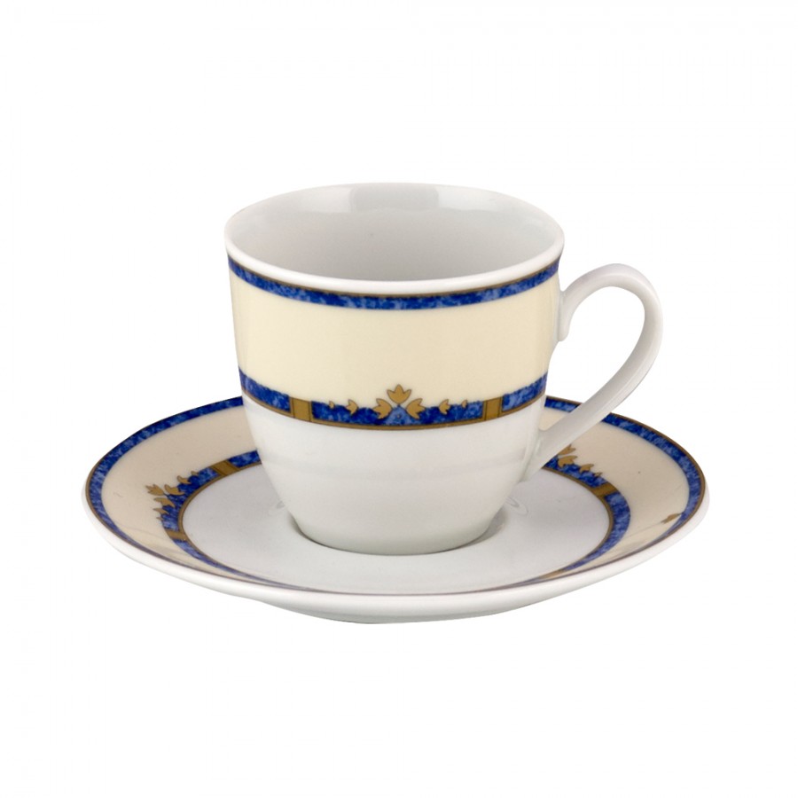 Σετ 6τμχ Φλυτζάνια Καφέ Πορσελάνης WM Collection 100ml 