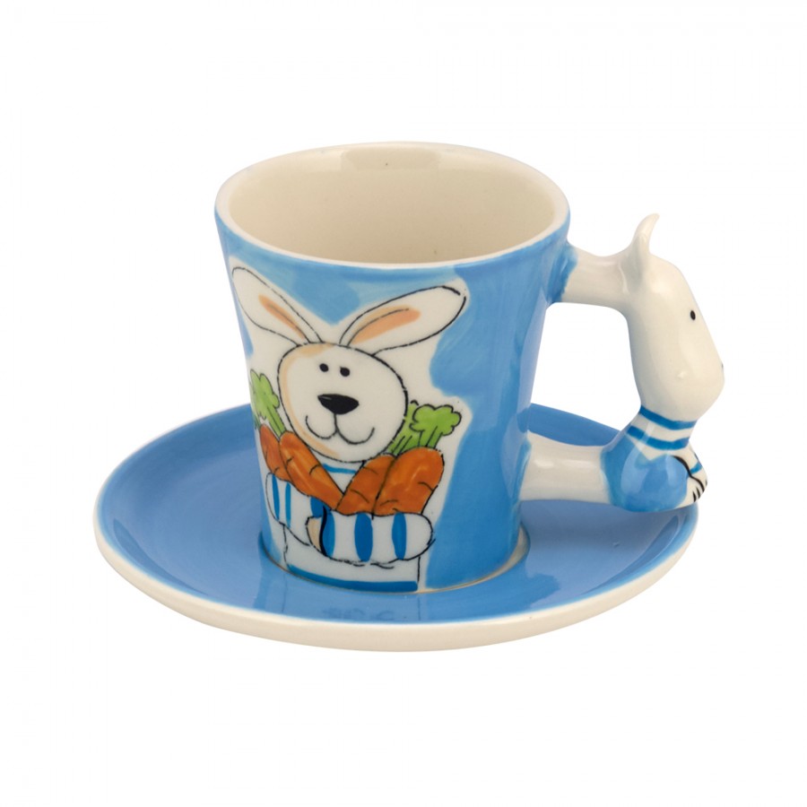 WM COLLECTION Σετ 6τμχ Φλυτζάνια Καφέ Κεραμικά WM Collection 125ml N398 (Υλικό: Κεραμικό) - WM COLLECTION - N398