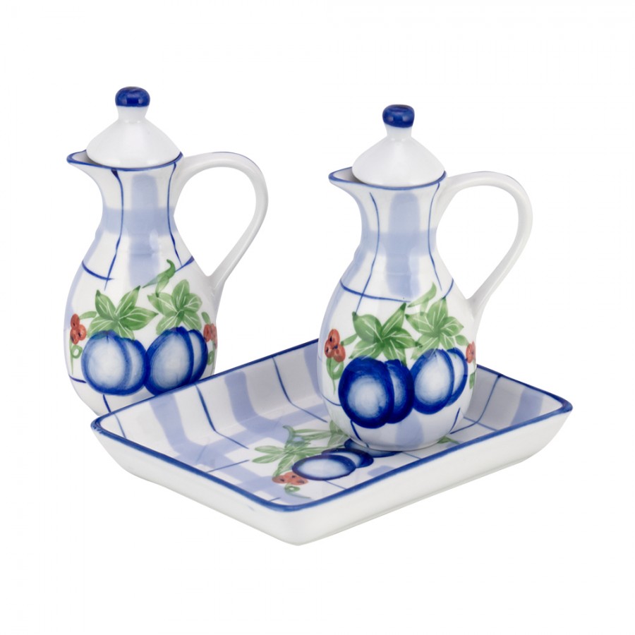 WM COLLECTION Σετ 2τμχ Λαδόξυδο Πορσελάνης WM Collection N143/48 (Υλικό: Πορσελάνη) - WM COLLECTION - N143/48