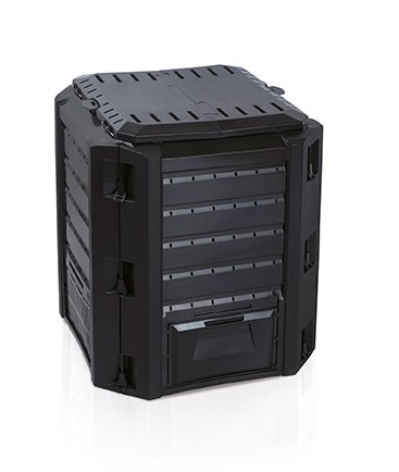 Κάδος Κομποστοποίησης Κήπου 800lt COMPOGREEN 800 (Σετ 16 Τεμάχια) (Χρώμα: Μαύρο) - OEM - COMPOGREEN 800