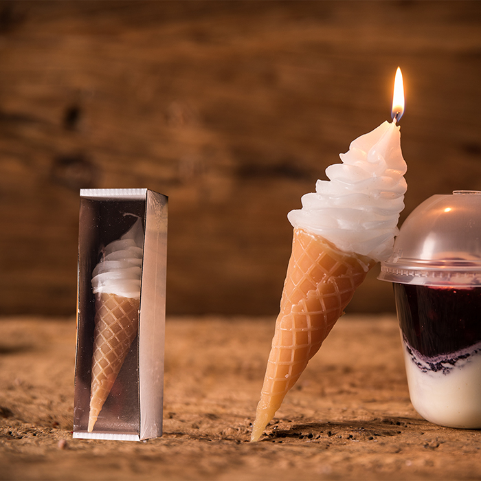 Bunny's Λαμπάδα Παγωτό Χωνάκι 5,6x16εκ. Bunny's - Bunny's - 73-1653