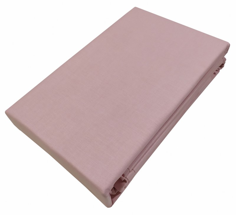 Σεντόνι Μεμονωμένο Βαμβακερό King 250x270εκ. Le Blanc Premium Light Pink (Ύφασμα: Βαμβάκι 100%, Τύπος κατωσέντονου: Χωρίς Λάστιχο, Χρώμα: Ροζ, Μέγεθος: King Size) - Le Blanc - 7000313-16