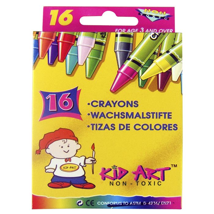Justnote Σετ Κηρομπογιές 16 Χρωμάτων Justnote 60-288 - Justnote - 60-288