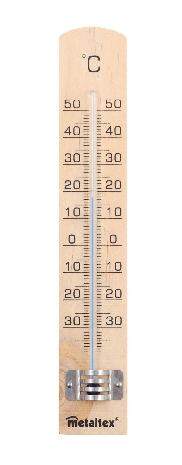 Θερμόμετρο Δωματίου Ξύλινο – METALTEX – 298005