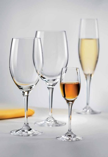 Ποτήρι Κρασιού Τσεχίας Σετ 6 τμχ (Χρώμα: Διάφανο , Υλικό: Κρυσταλλίνη, Μέγεθος: Κολωνάτο) - AB - 6-eva-250ml