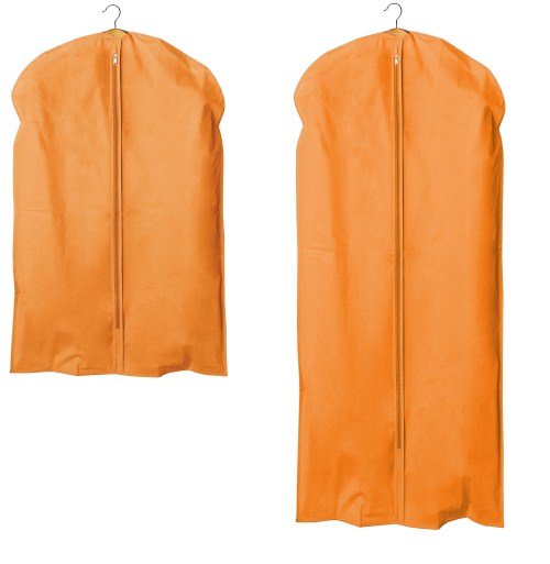 Σάκοι Φύλαξης Ρούχων Σετ 2τμχ Orange 60×92εκ.-60×135εκ. Ordinett 320100-320200 (Χρώμα: Πορτοκαλί) – ORDINETT – 320100-320200
