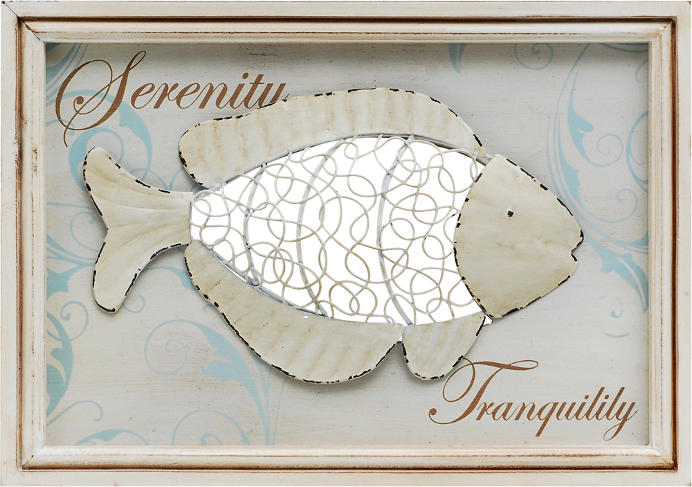 J&M HOME Καδράκι Ψάρι 34x24εκ. - J&M HOME - 4-SGD9/070