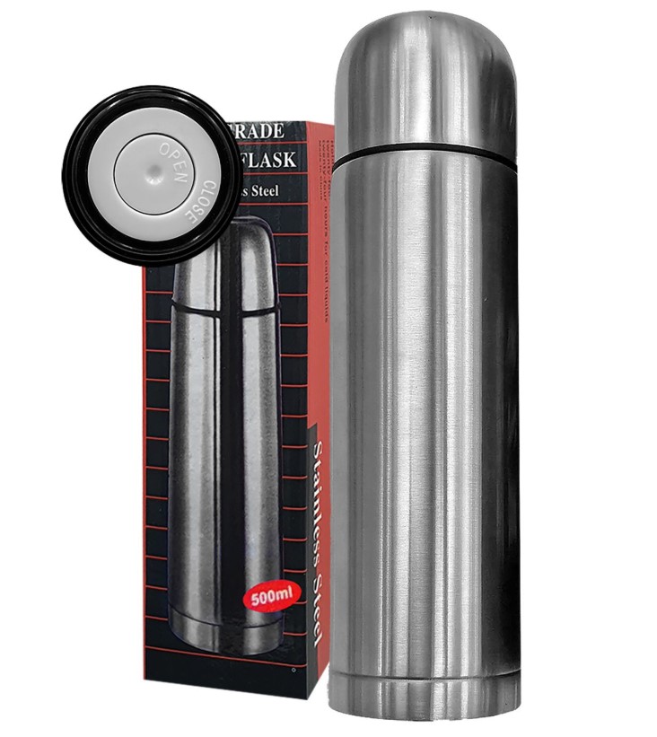 ΘΕΡΜΟΣ INOX ΣΕ ΚΟΥΤΙ 500ML 500ml Homie 1002050 80-2030