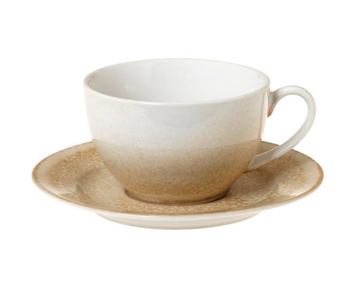 Φλυτζάνι Τσαγιού 230ml In-glaze Stoneware Mars Beige-Brown CRYSPO TRIO 25.097.16 (Σετ 2 Τεμάχια) (Χρώμα: Καφέ, Υλικό: Stoneware) - CRYSPO TRIO - 25.097.16