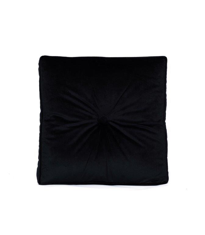 Διακοσμητικό Μαξιλάρι Velvet Fleece 45x45εκ. VF807 Black Palamaiki (Ύφασμα: Βελούδο, Χρώμα: Μαύρο) - Palamaiki - 5205857239190