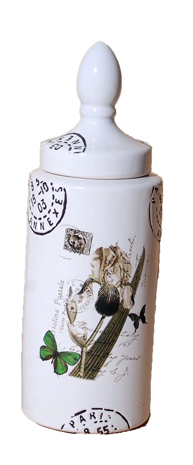 Διακοσμητικό Βάζο Με Καπάκι Κεραμικό Royal Art 9x12εκ. CRA01/2 (Υλικό: Κεραμικό) - Royal Art Collection - CRA01/2 111081