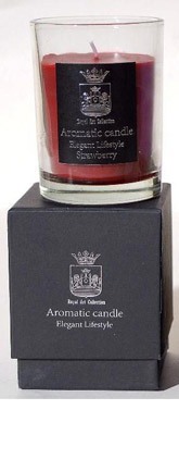 Royal Art Collection - ΣΗΜΑΝΤΙΚΟ: Σε περίπτωση διαφοράς τιμής από το κατάστημα ισχύει παντα και μόνο η τιμή του καταστήματος Κερί Αρωματικό Σε Γυάλινο Ποτηράκι Royal Art 8x10,5εκ.