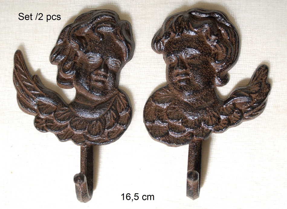 Royal Art Collection Σετ 2τμχ Κρεμάστρα Μεταλλική Royal Art 16,5εκ. CAS2/640/41A (Υλικό: Μεταλλικό) - Royal Art Collection - CAS2/640/41A