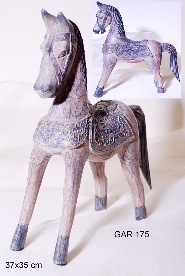 Διακοσμητικό Αλογάκι Ξύλινο Royal Art 37x35εκ. GAR175 (Υλικό: Ξύλο) - Royal Art Collection - GAR175 111863
