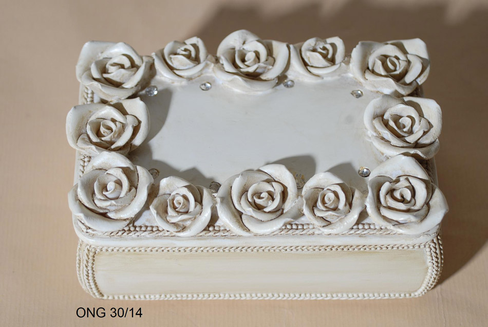 Royal Art Collection Μπιζουτιέρα Χειροποίητη Polyester Royal Art 13x9x5,5εκ. ONG30/14 (Υλικό: Polyester) - Royal Art Collection - ONG30/14