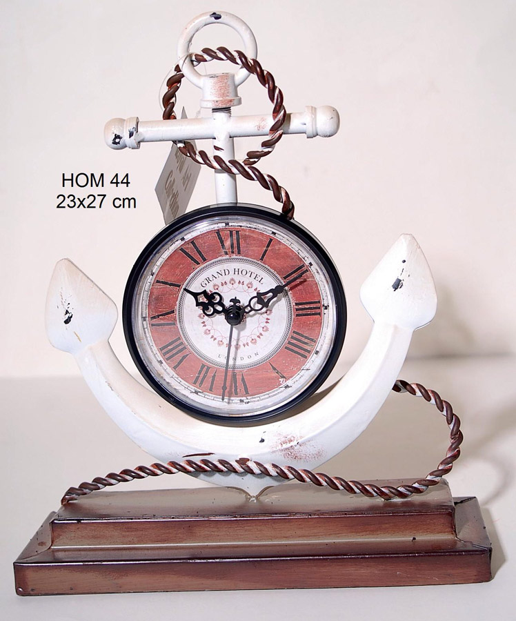 Επιτραπέζιο Ρολόι Μεταλλικό Royal Art 23x27εκ. HOM44 (Υλικό: Μεταλλικό) - Royal Art Collection - HOM44