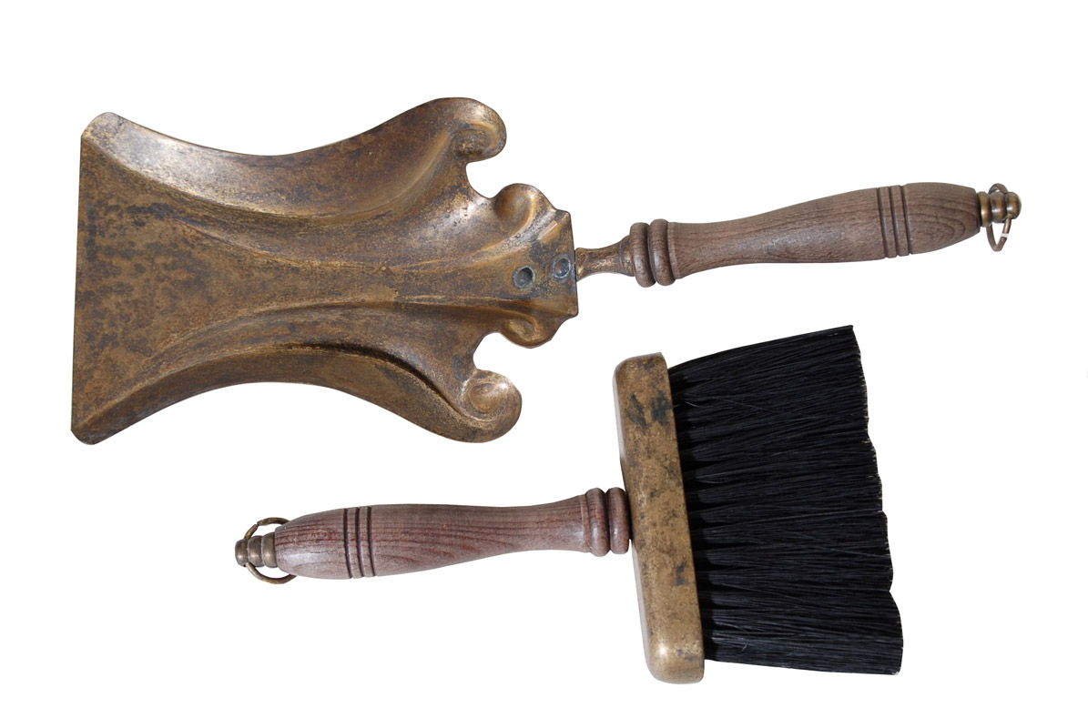 Royal Art Collection Σκουπάκι Φτυάρι Ξύλινο-Μπρούτζινο Royal Art 41εκ. STL421/422BR (Υλικό: Ξύλο) - Royal Art Collection - STL421/422BR