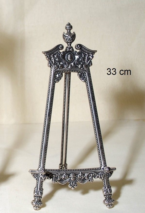 Πίνακες 24home - ΣΗΜΑΝΤΙΚΟ: Σε περίπτωση διαφοράς τιμής από το κατάστημα ισχύει παντα και μόνο η τιμή του καταστήματος Βάση Κάδρου Μπρούτζινη Royal Art 33εκ. STL1237E (Χρώμα: