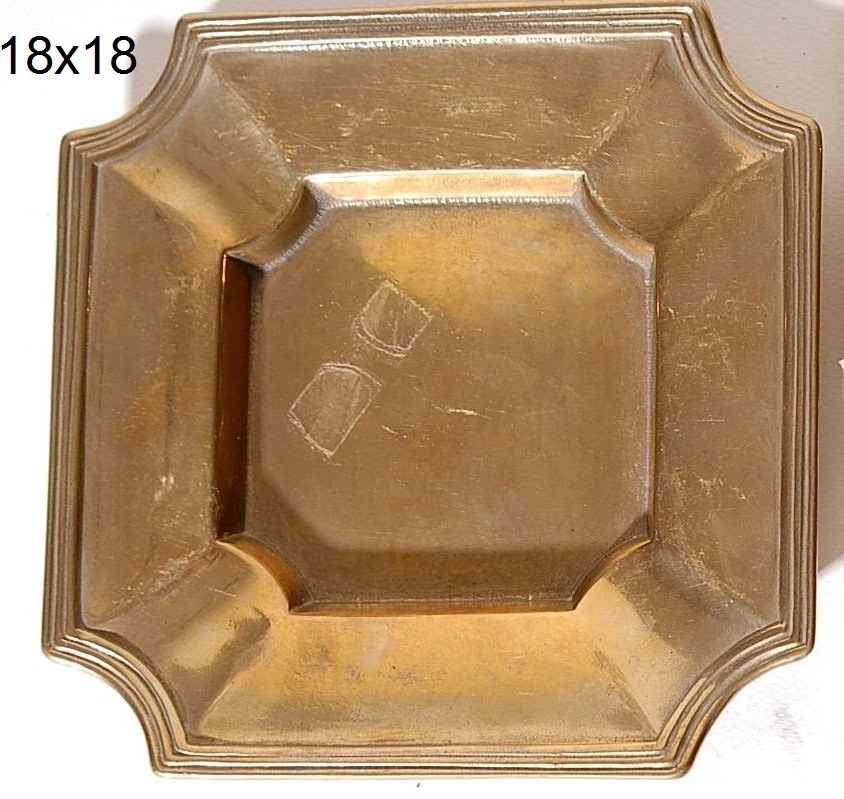 Royal Art Collection Σταχτοδοχείο Μπρούτζινο Royal Art 18x18εκ. STL110GL (Χρώμα: Χρυσό , Υλικό: Μπρούτζινο) - Royal Art Collection - STL110GL