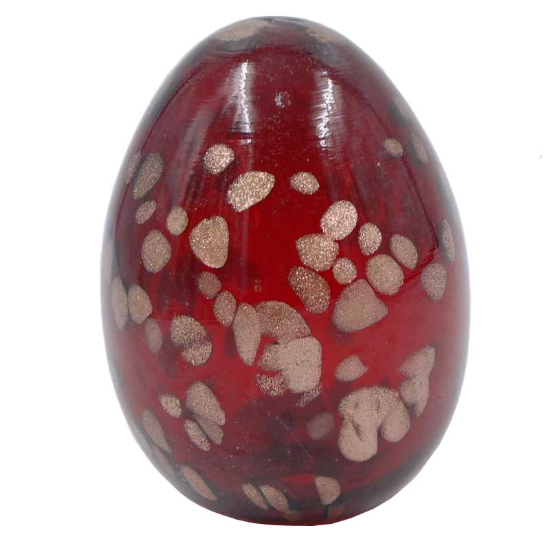 Πασχαλινό Διακοσμητικό Αυγό Τύπου Murano Κόκκινο-Χρυσό Royal Art 14εκ. EVE20A/RG (Χρώμα: Κόκκινο, Υλικό: Murano ) - Royal Art Collection - EVE20A/RG 142116