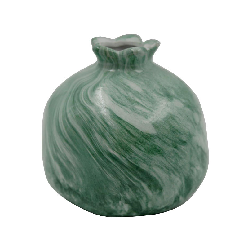 Διακοσμητικό Ρόδι Κεραμικό Πράσινο 12εκ. Royal Art FEX0/11GR (Υλικό: Κεραμικό, Χρώμα: Πράσινο ) - Royal Art Collection - FEX0/11GR