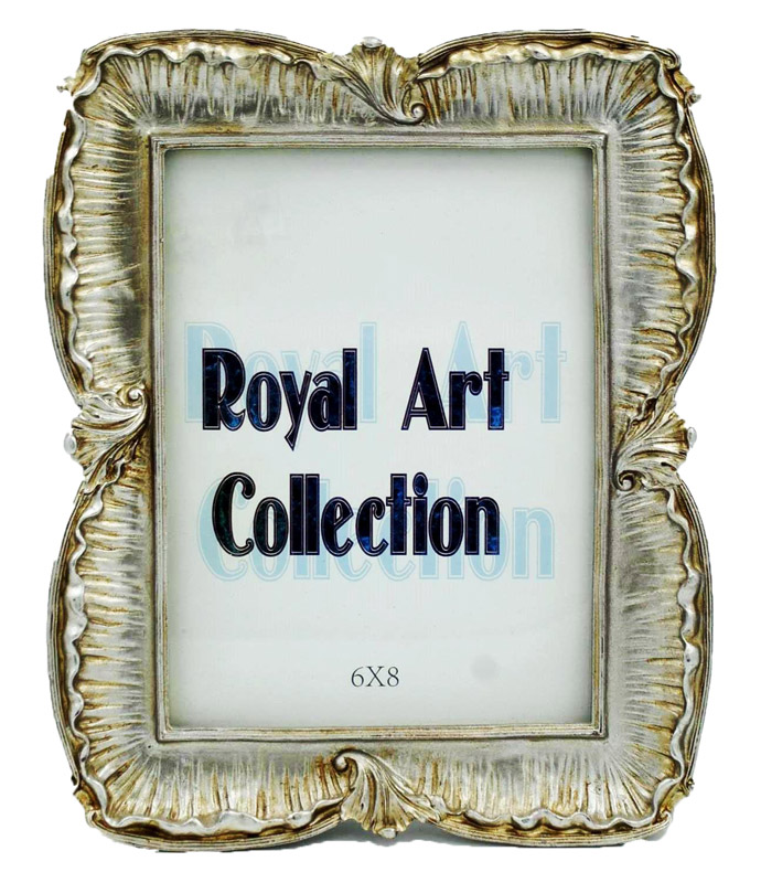 Κορνίζα Χειροποίητη Αντικέ Πολυεστερική Πατίνα Ασημί Royal Art 15×20εκ. YUA129/68SL (Χρώμα: Ασημί , Υλικό: Πολυεστερικό) – Royal Art Collection – YUA129/68SL