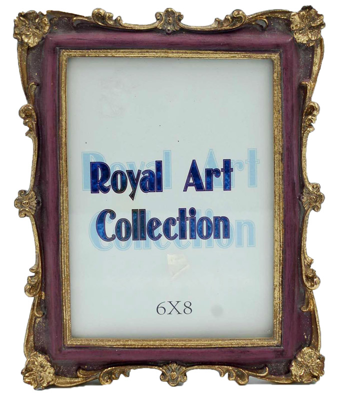 Κορνίζα Αντικέ Πολυεστερική Σάπιο Μήλο-Χρυσή Royal Art 15x20εκ. YUA2/57/68BG (Χρώμα: Σάπιο Μήλο , Υλικό: Πολυεστερικό) - Royal Art Collection - YUA2/57/68BG 204035