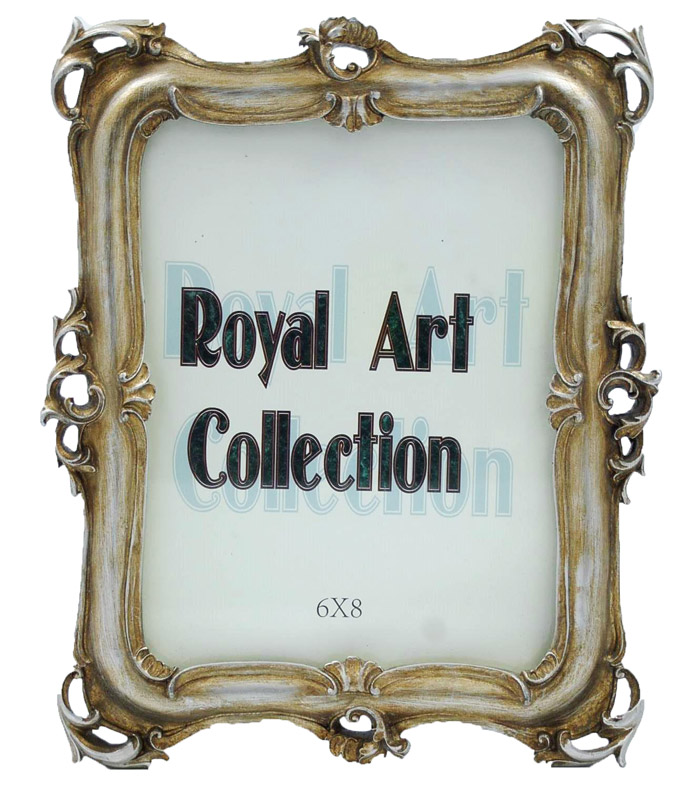 Κορνίζα Χειροποίητη Αντικέ Πολυεστερική Πατίνα Ασημί Royal Art 15x20εκ. YUA2/61/68SL (Χρώμα: Ασημί , Υλικό: Πολυεστερικό) - Royal Art Collection - YUA2/61/68SL